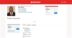 Desktop Screenshot of markbutleragency.com