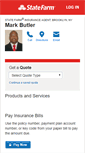 Mobile Screenshot of markbutleragency.com