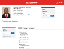 Tablet Screenshot of markbutleragency.com